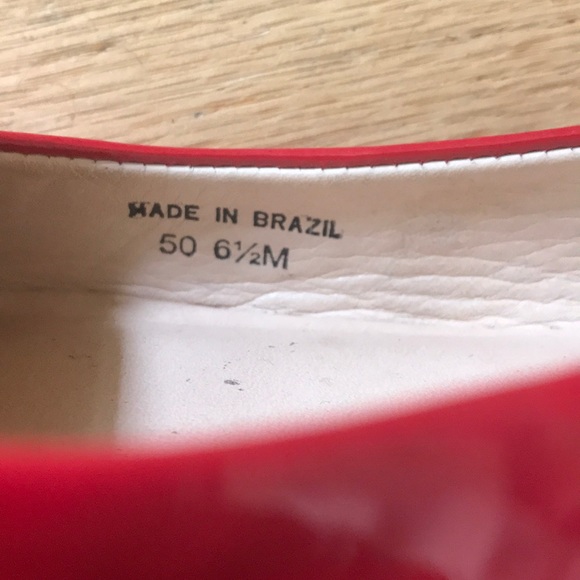 Kate Spade Cherry Red pointy toe loafers - Picture 3 of 4